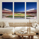 Rutgers Scarlet Knights Football Team Print - Piscataway SHI by MyGreatCanvas | Canvas Wall Art Prints | Photo Prints & Wall Decor