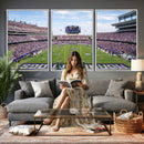 TCU Horned Frogs Football Team Print - Fort Worth Amon G.