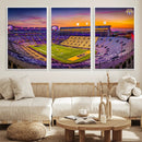 The Louisiana State University Tigers Football Team Print - by MyGreatCanvas | Canvas Wall Art Prints | Photo Prints & Wall Decor