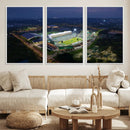 The University of South Florida Bulls Football Team Print - by MyGreatCanvas | Canvas Wall Art Prints | Photo Prints & Wall Decor