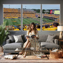 Puskar Stadium Canvas Print Wall Art - Morgantown Print -