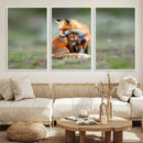 Heartwarming Fox and Baby Cub Wall Art | Ready to Hang