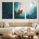 Powerful Jesus Canvas Print - Hand of Salvation,