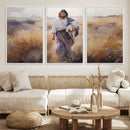 Jesus the Good Shepherd Wall Art Canvas Print - Lost Lamb