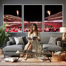 Oregon State Beavers Football Team Print - Corvallis Reser