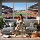 Oregon State Beavers Football Team Print - Corvallis Reser