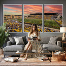 University of Wyoming Cowboys Football Team Print - Laramie