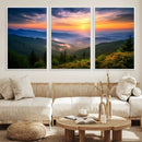 Majestic Mountain Sunrise Print | Landscape Wall Art | by MyGreatCanvas | Canvas Wall Art Prints | Photo Prints & Wall Decor