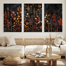 Large Floral Painting Print Illustration Flowers Canvas Wall by MyGreatCanvas | Canvas Wall Art Prints | Photo Prints & Wall Decor