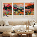 Yayoi 1986 Wall Art Print – Vibrant Sabi Sabi Japanese