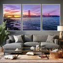 Golden Gate Bridge Wall Art Canvas Print – Framed San by MyGreatCanvas | Canvas Wall Art Prints | Photo Prints & Wall Decor