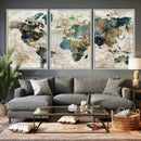 Framed Vintage World Map Wall Art – Abstract Map Canvas by MyGreatCanvas | Canvas Wall Art Prints | Photo Prints & Wall Decor