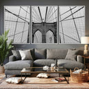 Large Brooklyn Bridge Wall Art Canvas Print