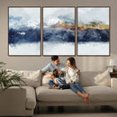 Abstract Mountain Range Art Canvas Print | 3 Panel by MyGreatCanvas | Canvas Wall Art Prints | Photo Prints & Wall Decor