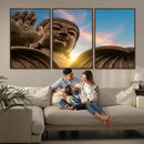Buddha Statue and Daylight Wall Art, Buddha Statue Wall Art by MyGreatCanvas | Canvas Wall Art Prints | Photo Prints & Wall Decor