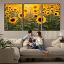 Sunflower Sunshine Wall Art Canvas Print by MyGreatCanvas | Canvas Wall Art Prints | Photo Prints & Wall Decor