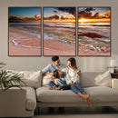Sunset on Ocean Wall Art Canvas Print by MyGreatCanvas | Canvas Wall Art Prints | Photo Prints & Wall Decor