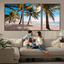 Palm Beach Tropical Island Wall Art Canvas Print by MyGreatCanvas | Canvas Wall Art Prints | Photo Prints & Wall Decor