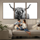 Fanny Scottish Highland Cow Cattle Art Print Farmhouse Wall