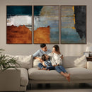 Modern Abstract Canvas Art Canvas Print - Framed and Ready