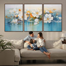 Abstract Flower Wall Art Canvas Print