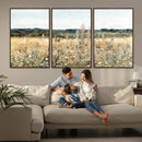 Wildflower Field Wall Art Canvas | Nature-Inspired Landscape
