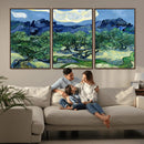 Olive Trees Van Gogh Wall Art Canvas Print