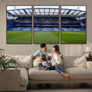 Chelsea FC Soccer Team Print - Stamford Bridge Stadium Wall