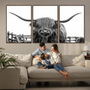 Longhorn Canvas Print, Bighorn Cow Wall Art Canvas Print by MyGreatCanvas | Canvas Wall Art Prints | Photo Prints & Wall Decor