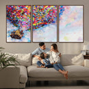 Don't Look Up Movie Canvas Wall Art - Vibrant Floating House