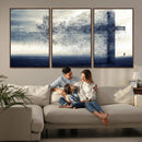 Jesus and the Fading Cross Wall Art Print – Symbol of Faith, by MyGreatCanvas | Canvas Wall Art Prints | Photo Prints & Wall Decor