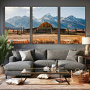 Vintage Old Barn Field Wall Art Canvas Print for Farmhouse by MyGreatCanvas | Canvas Wall Art Prints | Photo Prints & Wall Decor