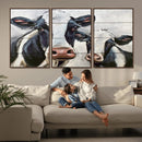 Vintage Baby and Mom Cattle Wall Art Canvas Print by MyGreatCanvas | Canvas Wall Art Prints | Photo Prints & Wall Decor