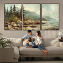 Abstract Acadia National Park Wall Art Canvas Print -