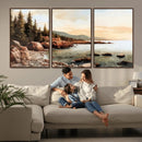Serene Coastal View of Acadia National Park Wall Art -