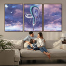Spirited Away Haku and Chihiro Poster - Anime Lover - Hayao