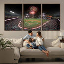 Fireworks at Angel Stadium – Los Angeles Angels Canvas