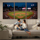 St. Louis Cardinals Baseball Team Print - Busch Stadium Wall by MyGreatCanvas | Canvas Wall Art Prints | Photo Prints & Wall Decor