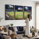 Citi Field Wall Art Print | 3-Panel New York Mets Baseball
