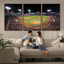 Fenway Park Wall Art Canvas Print | Large Baseball Stadium