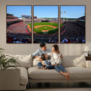 Cincinnati Reds Baseball Canvas Print - American Ball