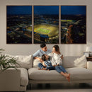 Michigan Wolverines Football Team Print - Michigan Stadium