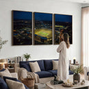 Michigan Wolverines Football Team Print - Michigan Stadium
