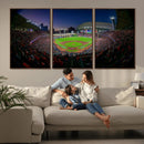 Houston Astros Baseball Print Canvas - Houston Minute Maid