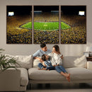 Stadium in Michigan Wall Art Canvas Print, Framed American