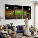 Stadium in Michigan Wall Art Canvas Print, Framed American