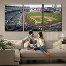 New York Yankees Baseball Team Print - Yankee Stadium Wall