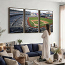New York Yankees Baseball Team Print - Yankee Stadium Wall