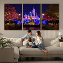 Disney Castle Wall Art – Framed Magic Kingdom Canvas by MyGreatCanvas | Canvas Wall Art Prints | Photo Prints & Wall Decor