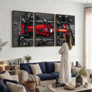 Ferrari Pit Stop Canvas Wall Art – Precision and Speed